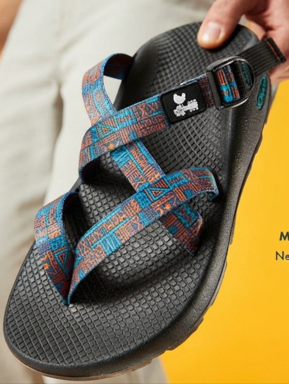 Men's Tegu Strappy Sandals In Native Blue Sz 12